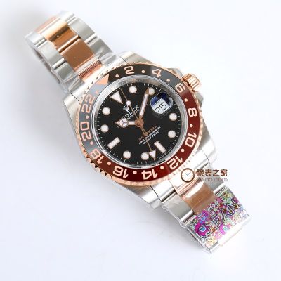 Clean Factory ROLEX GMT 904L Steel 3186/2836 40MM Watch